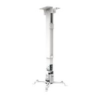 aisens cwp01tse-049 soporte de techopared para proyector max 20kg blanco
