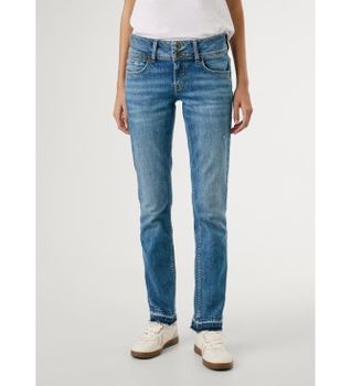Pepe Jeans para mujer. PL2047294WB Jeans Slim Lw Venus azul (31/30), Casual, Algodón, Denim