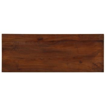 Tablero Mesa Rectangular Madera Maciza Reciclada 80x30x3,8 Cm Vidaxl