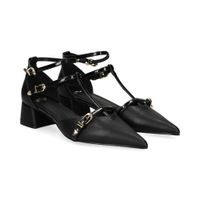 exe zapatos de tacon bajo mujer - negro talla 37