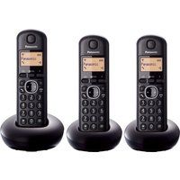 panasonic kx-tgb213eb cordless phone - triple handsets