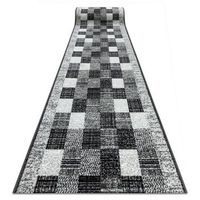 alfombra de pasillo bcf rafia gris 80 cm 80x670 cm