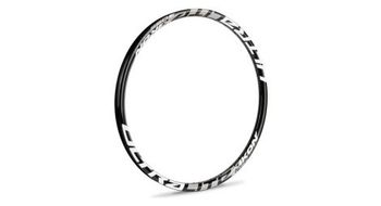 Llanta delantera bmx ikon os20 i 451x28mm i 36 agujeros negro blanco