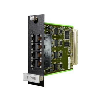 Módulo AGFEO T-708 para Central Telefónica Negro y Verde