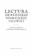 lectura de cenizas