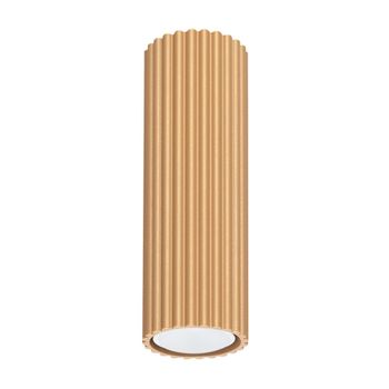 Lámpara de techo dorado aluminio alt. 7 cm