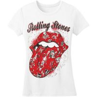 the rolling stones tops y camisetas tattoo para mujer