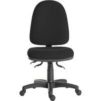 ergo trio fabric operator chair - black black