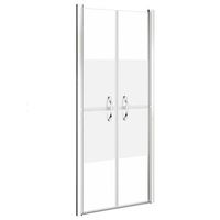puerta de ducha esg medio esmerilado 86x190 cm vidaxl