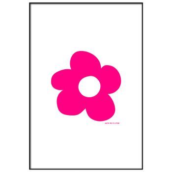Panorama Cuadro Enmarcado Agatha Ruiz De La Prada Flor 50x70 Cm