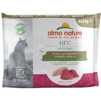 almo nature hfc 24 x 55 g - pack ahorro - atun y pollo