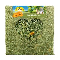 jr farm cubo de heno con flores - 2 x 450 g grande - pack ahorro