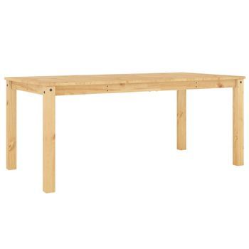 Mesa De Comedor Panama Madera Maciza De Pino 180x90x75 Cm
