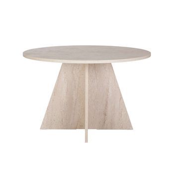 Mesa De Comedor Redonda Bethany Travertino