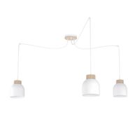 lampara colgante prut blanco 3 luces