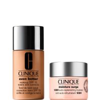 clinique even better vitamin makeup foundation  moisture surge 100h hydrator moisturiser bundle various shades - wn 98 cream caramel
