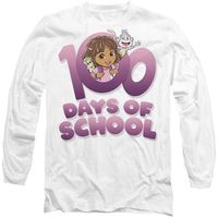dora the explorer camiseta manga larga 100 days para hombre