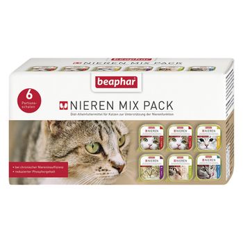 beaphar Dieta Insuficiencia Renal 24 x 100 g - Pack Ahorro - Pack mixto: 5 variedades