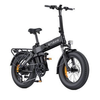 Bicicleta Eléctrica Plegable Engwe Engine Pro 3.0 Boost Con Batería De 48 V Y 13,5 Ah,negra