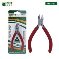 cortadores de cables electricos bst-2d alicates de corte lateral alicates de descarga pinzas de goma antideslizantes mini alicates diagonales herramientas de mano