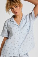 hunkemoller chaqueta de muselina azul