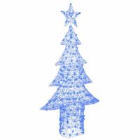 arbol de navidad 240 led azul 180 cm acrilico vidaxl