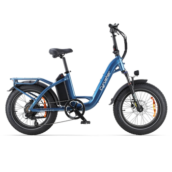 Bicicleta Eléctrica Urbana Cyrusher Rumble 2.0, Batería Extraíble De 48 V Y 18 Ah, Azul