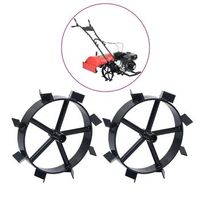 ruedas de metal para arado de gasolina 65 hp 2 uds vidaxl