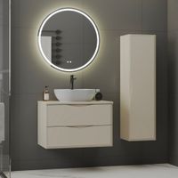 conjunto de muebles con lavabo paneles de melamina y de mdf cachemira