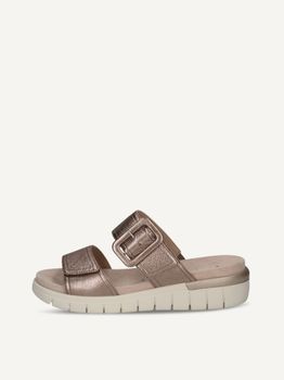 CAPRICE Mule, brown, made of Leather without heel, Size 37