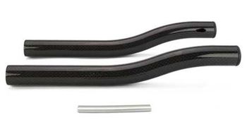 Utilice extensiones tri s bend carbon 240 mm negras