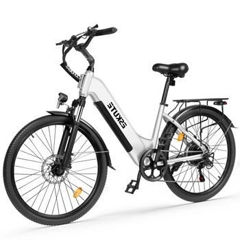 Bicicleta Eléctrica Eskute C202 250w 48v17.5ah 26'' - Blanco