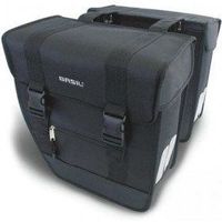 basil alforja derecha tour waterproof hook-on 14l imperm poliester negro creflect 34x14x34 cm