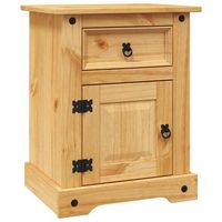 mesita de noche corona range pino mexicano 53x39x66 cm vidaxl