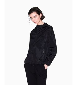 A|X Armani Exchange para mujer. XW000955AF12285UC001 Chaqueta Windbreaker negro (XS), Casual, Poliamida
