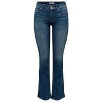only pantalon pitillo 15353700 blush mid flared-dark blue denim para mujer