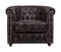 sillon tapizado marron 80x80x4872h cm