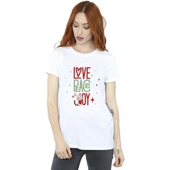 Disney Camiseta The Aristocats Love Peace Joy para mujer