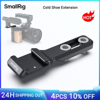 adaptador de montaje de zapata caliente outrigger de extension de zapata fria smallrig para microfono evf y accesorios de camara - 2879