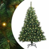 arbol de navidad artificial verde 150 cm pe y pvc vidaxl