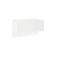 mesita ingrid blanca - hecha a mano en espana - madera natural