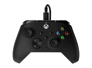 Mando Xbox - Turtle Beach Remach Core Wired, Por cable, Compatible con y PC, Sticks efecto Hall, D-pad, Negro