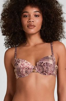 Hunkemöller Top de Bikini con Aros y Relleno Ibiza Morado