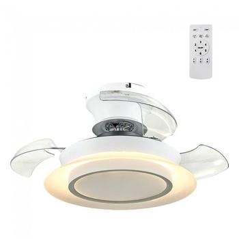 Ventilador led con aspas retráctiles villa cct (18w)