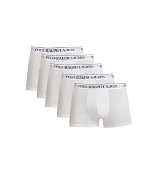 Polo Ralph Lauren para hombre. 714864292010 Pack 5 Bóxers Basics blanco (S), Homewear, Algodón