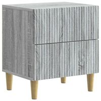 armario de noche gris sonoma 43 x 345 x 48 cm vidaxl
