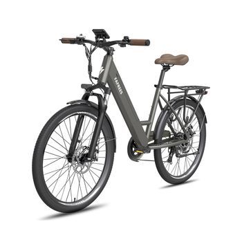 Bicicleta Eléctrica Fafrees F26 Pro - Motor 250w Batería 36v15ah 26x1.75 Pulgadas Ruedas Frenos De Disco Mecánicos - Gris