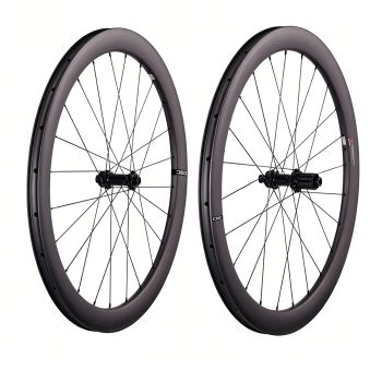 [EU Direct] CSC D272 UCI Certified 38mm Tubeless Ready Carbon Wheelset, 700C Disc Brake Center-Lock Wheels, 54T Thru Axl
