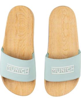 de MUNICH CHANCLA FLAT SLIDER 4300325 VERDE AGUA