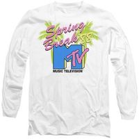 mtv camiseta manga larga spring break para mujer